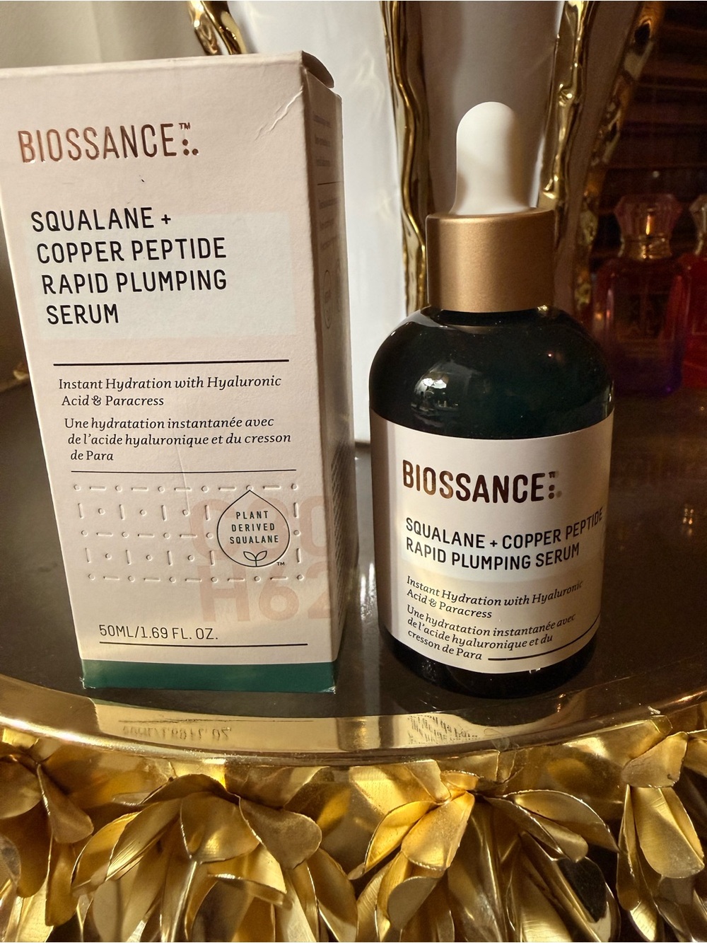Biossance Squalane + Copper Peptide Rapid Plumping Serum $69 MSRP at Sephora
